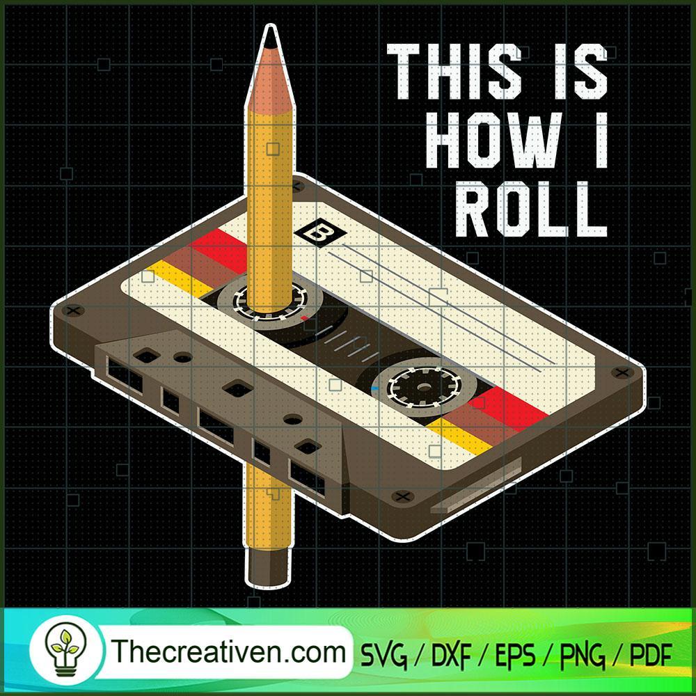 Pencil Cassette SVG Cut File for Cricut & Silhouette 1 Pencil Cassette SVG Cut File for Cricut & Silhouette