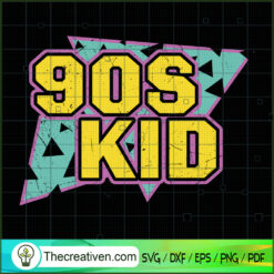 90S Kid SVG Cut File for Cricut & Silhouette