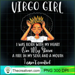 Im a Virgo Girl On My Sleeve PNG Clipart – Transparent Download
