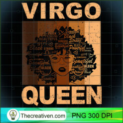 Virgo Queen Afro Melanin Black PNG Clipart Download