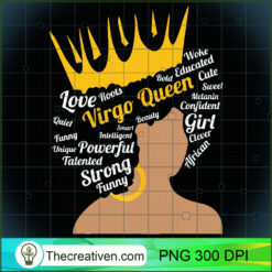 Virgo Queen Love PNG, Afro Women PNG, Virgo Queen PNG, Black Women PNG