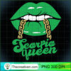 Womens Scorpio Queen Green Lip PNG Clipart Download 3 Womens Scorpio Queen Green Lips with Chain Symbol Sexy Mouth Womens T Shirt copy