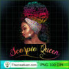 Womens Scorpio Queen Afro Wome PNG Clipart Download 2 Womens Scorpio Queen Afro Women November October Melanin Birthday T Shirt copy