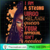 Womens I Am Strong Virgo Melan PNG Clipart Download 2 Womens I Am Strong Virgo Melanin Queen Cute Birthday Womens Premium T Shirt copy