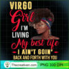 Womens Virgo Girl Living My Be PNG Clipart Download 3 Womens Virgo Girl Living My Best Life Birthday Black Queen T Shirt copy