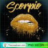 Scorpio Zodiac Golden Lips PNG Clipart – Transparent Download