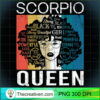 Scorpio Melanin Queen Girl Pow PNG Clipart Download 2 Scorpio Melanin Queen Girl Power Street Magic T Shirt copy