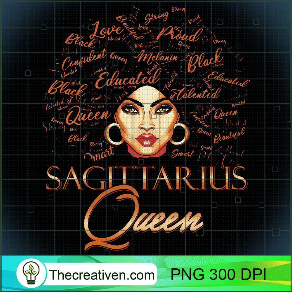 Sagittarius Queen Zodiac Born In November or December PNG, Afro Women PNG, Sagittarius Queen PNG, Black Women PNG 1 Sagittarius Queen Zodiac Born In November or December Birthd Pullover Hoodie copy
