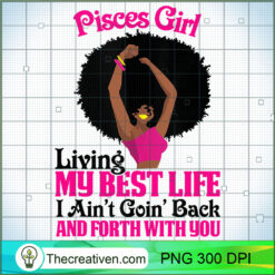 Pisces Girl Black Girl Afro Wo PNG Clipart Download