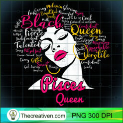 Pisces Queen Funny Birthday Bl PNG Clipart Download