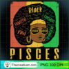 Pisces Strong Black Woman Afro PNG Clipart Download