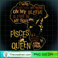 Womens Pisces Queen Birthday Z PNG Clipart Download Design 30945