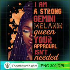 Womens I Am Strong Gemini Mela PNG Clipart Download