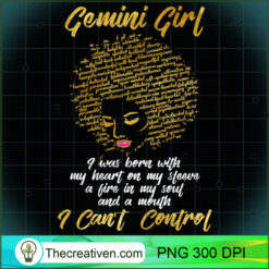 Im a Gemini Girl Funny Women PNG Clipart – Transparent Design 30694