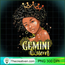 Gemini Queen Strong Smart Afro PNG Clipart Download