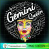 Gemini Queen For Black Women B PNG Clipart Download 2 Gemini Queen Gift For Black Women Born In May June Gemini T Shirt copy