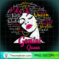 Gemini Queen Funny for Black W PNG Clipart Download