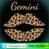 Gemini Leopard Lips Queen Zodiac PNG Clipart – Transparent Download