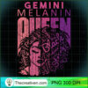 Gemini Melanin Queen Strong Black Woman Zodiac Horoscope Pullover Hoodie copy