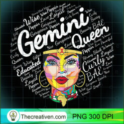 Gemini Black Queen Melanin Bla PNG Clipart Download