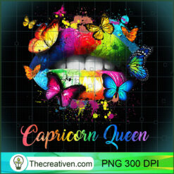 Womens Capricorn Queens Lips Hippie PNG Clipart – Transparent Download