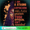 I Am Strong Capricorn Melanin PNG Clipart Download 2 I Am Strong Capricorn Melanin Queen Cute Birthday Womens Sweatshirt copy
