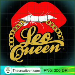 Leo Queen Chain Lip Biting Leo PNG Clipart Download