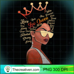 Leo Queen Strong Smart Afro Me PNG Clipart Download