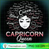 Black Women Capricorn Queen January Birthday T Shirt copy
