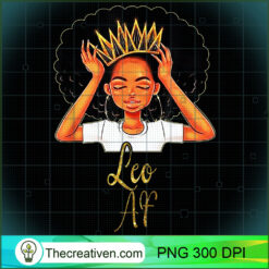 Leo Queen AF Zodiac Floral PNG Clipart – Transparent Download