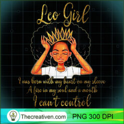 Im a Leo Girl Funny for Women Queen PNG Clipart – Transparent Download