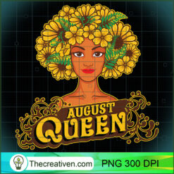 August Queen Afro Black Funny Leo PNG Clipart – Transparent Download