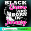 Black Queen January Capricorn PNG Clipart Download 2 Black Queen January Birthday Gift Capricorn Aquarius Women T Shirt copy