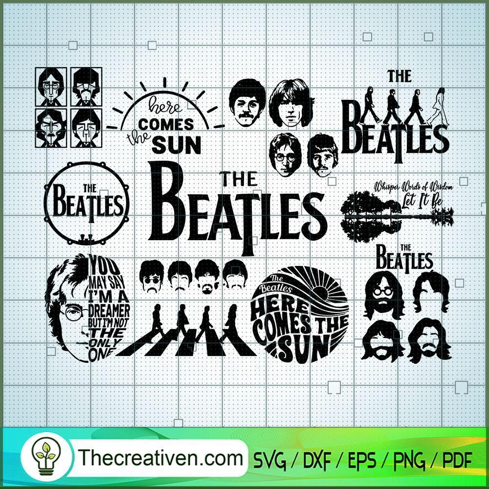 The Beatles Bundle 3 SVG, Rock Band SVG, The Beatles SVG, The Beatles The Legend Of Rock SVG 1 bundle 1 copy