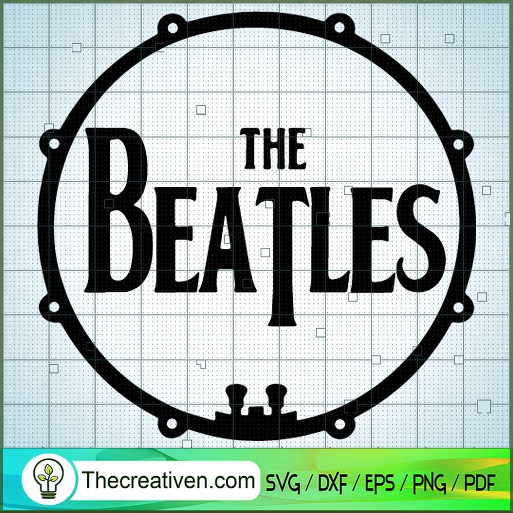 The Beatles Drum SVG Cut File for Cricut & Silhouette 1 The Beatles Drum SVG Cut File for Cricut & Silhouette