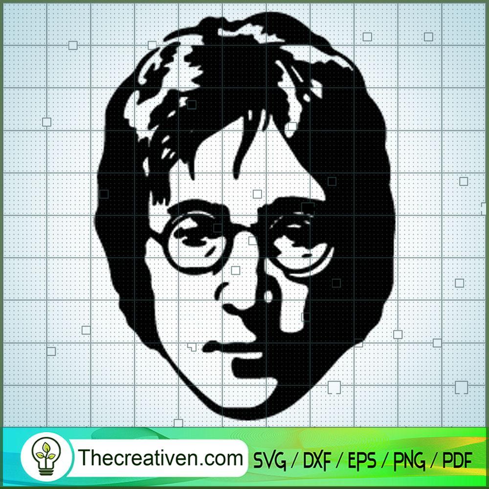 John Lennon Head The Beatles SVG, Rock Band SVG, The Beatles SVG, The Beatles The Legend Of Rock SVG 1 6 copy 9