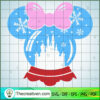 Minnie Blue Head Castle SVG Cut File for Cricut & Silhouette 3 christmas 22 copy