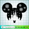Mickey Ice Flower Head SVG Cut File for Cricut & Silhouette