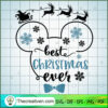 Best Christmas Ever Mickey Head SVG Cut File for Cricut & Silhouette 2 christmas 14 copy