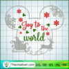 Joy To The World SVG, Disney Christmas SVG, Mickey And Minnie SVG 2 christmas 12 copy