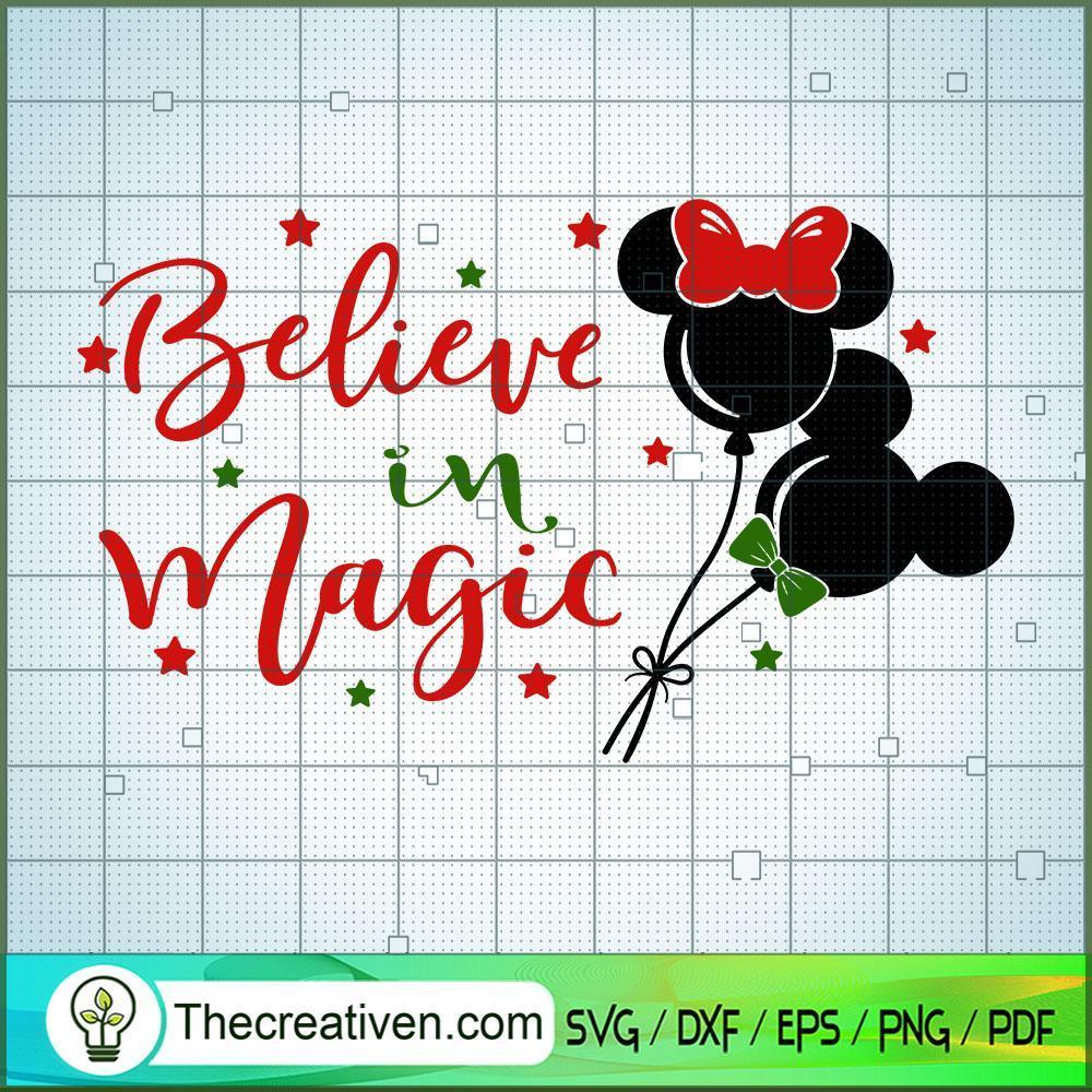 Believe In Magic Mickey And SVG Cut File for Cricut 1 Believe In Magic Mickey And SVG Cut File for Cricut