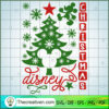 Disney Christmas Pine Tree Mickey SVG Cut File for Cricut & Silhouette