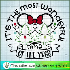 It's The Most Wonderful Time Of The Ye SVG Cut File fo Design 29385