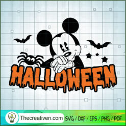 Halloween With Mickey SVG, Disney Halloween SVG, Mickey And Minnie SVG