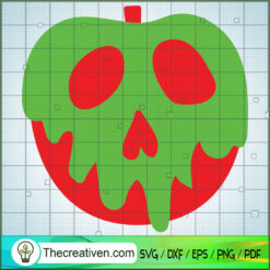 Scary Apple Poison SVG, Disney Halloween SVG, Mickey And Minnie SVG