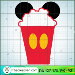 Scary Popcorn Bottle Mickey Head SVG Cut File for Cricut & Silhouette