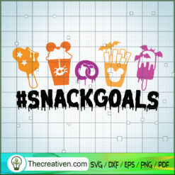 Snackgoals SVG, Disney Halloween SVG, Mickey And Minnie SVG