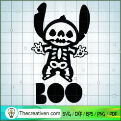 Stitch Boo Skellington SVG Cut File for Cricut & Silhouette