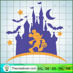 Castle Mickey Halloween SVG Cut File for Cricut & Silhouette
