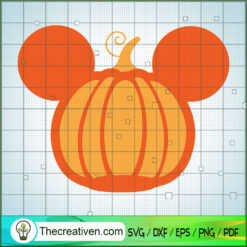 Mickey Pumpkin Halloween SVG Cut File for Cricut & Silhouette